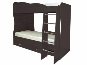 Кровать детская двухъярусная Юниор-2 (Матрица) в Сысерти - sysert.mebel-e96.ru