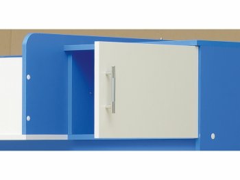 Кровать детская двухъярусная Юниор-8 (Матрица) в Сысерти - sysert.mebel-e96.ru